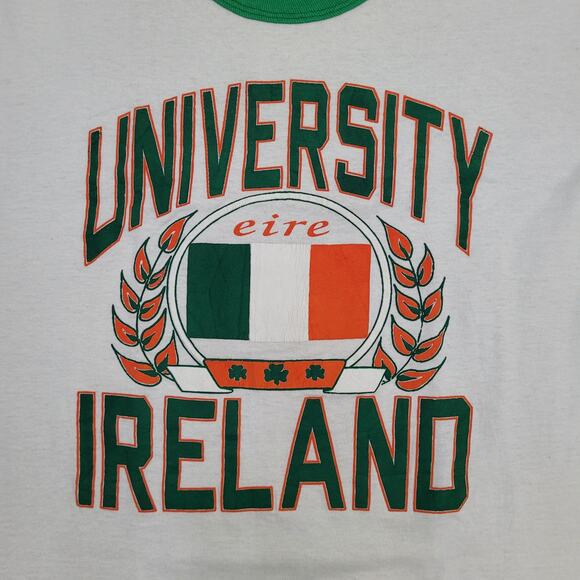 Vintage 80s Screen-Stars Shirt M/L 20x26 USA - Picture 14 of 15